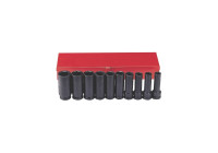 10pc 1/2" Impact deep socket