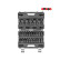 Force 1/2" Hex, Torx & Spline Impact Socket Set 26 Piece