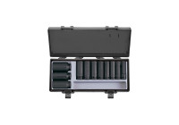 Force 1/2" Impact Socket Set 6-sided 11 pieces