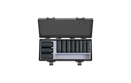 Force 1/2" Impact Socket Set 6-sided 11 pieces, Image 2