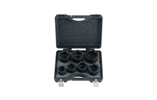 Force 1" Impact socket set 6-sided 7 pieces