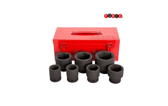 Force 3/4" Impact Socket Set 6-sided 7 pieces