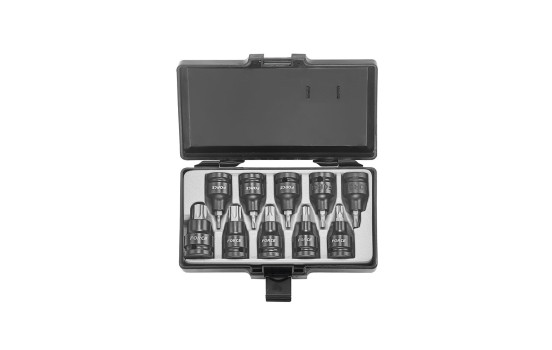 Force 4108 1/2 Power bit socket set Torx 10 pieces