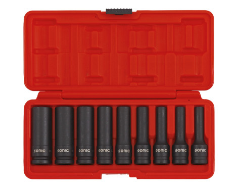 Socket set 1/2 ", TX-E force long 9-pcs.