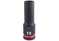 Milwaukee SHOCKWAVE™ Impact Socket 1/2" long 13 mm - 1 piece