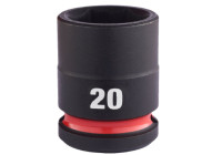 Milwaukee SHOCKWAVE™ Impact Socket 1/2" Short 20mm - 1 Piece