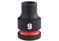 Milwaukee SHOCKWAVE™ Impact Socket 1/2" Short 9mm - 1 Piece