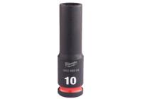 Milwaukee SHOCKWAVE™ Impact socket 3/8" deep 10mm-1pc