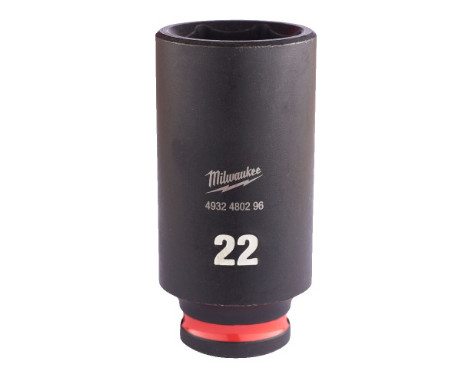 Milwaukee SHOCKWAVE™ Impact Socket 3/8" deep 22mm-1pc