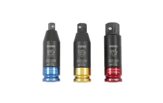 Sonic Adapter Set 1/2", with fixed torque 3 pcs. 300304