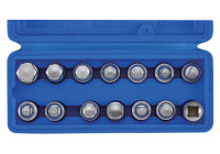 Carter plug set 3/8 ", 14 pcs.