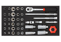 Sonic Socket & Bit socket set 3/8", SFS 1/3 41-piece