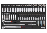 Sonic Socket set 1/2", SFS Jumbo 84-piece