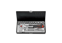 1/2" Socket set Golf profile 17 pieces