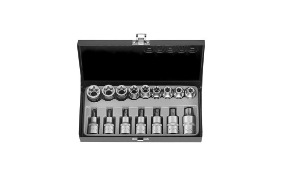 1/2" Socket set Torx 16 pieces