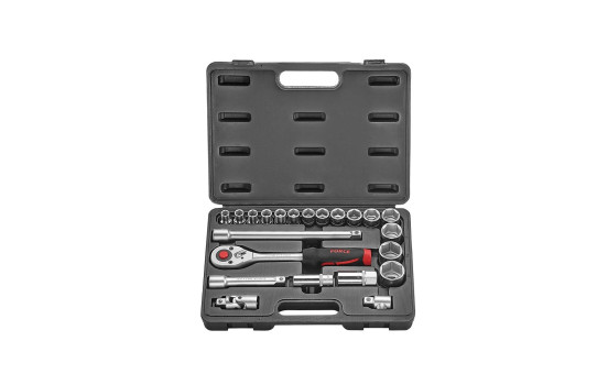 22 Piece 1/2" Socket Set 6-sided