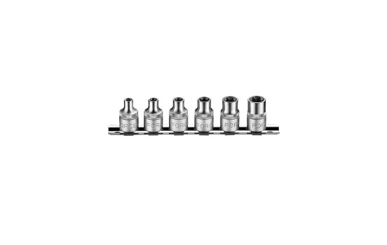 3/8" Socket set Torx 6 pieces