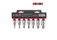 7pc 1/2" DR. Hex socket bit set