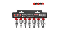 7pc 1/2" DR. Spline socket bit set