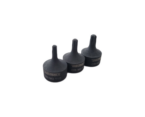 9 Piece Stubby Impact Torx Bit Socket Set T10 to T50 Low Profile, Image 5