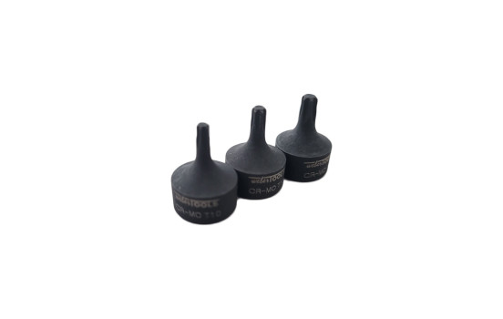 9 Piece Stubby Impact Torx Bit Socket Set T10 to T50 Low Profile, Image 5