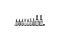 Bit socket set 5-sided Resistorx TS 9 pieces