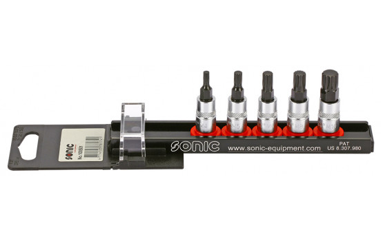 Bitdopset 1/4 ", multi-tooth 5-piece on rail