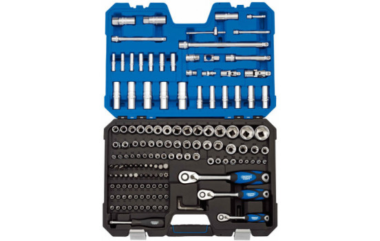 Draper Ratchet and Socket Set 1/4'', 3/8'' and 1/2'', 149pcs