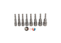 Drill Bit Sockets Magnetic 8 Pieces