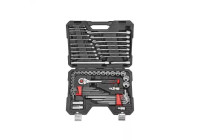 Force 1/2" 6-point socket and wrench set, 62 pieces