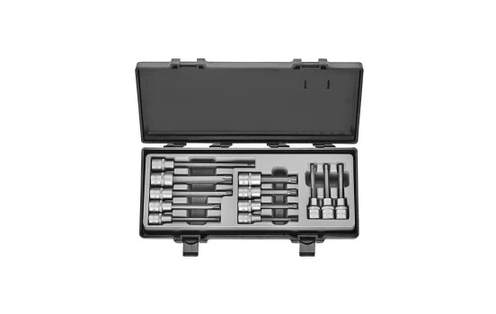 Force 1/2" Bit socket set Allen - Torx - Spline 12 pieces