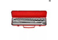 Force 16 Piece 1/2" Surface Drive Socket Set