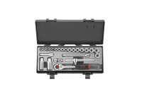 Force 3251Q 3/8" Socket set Spline profile 24 pieces