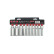 Force 41014Q 1/2" Socket Set Long Spline 10 Piece