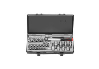 Force Bit and Socket Set 1/2" 6-sided & Allen 31 pieces