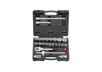 Force Socket Set 1/2" 12-sided 24 pieces