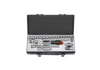 Force Socket Set 1/2" 6-point SAE 24-piece