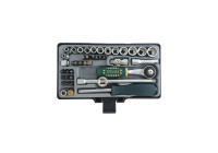 Force Socket Set 1/4" 12-point SAE 42-piece