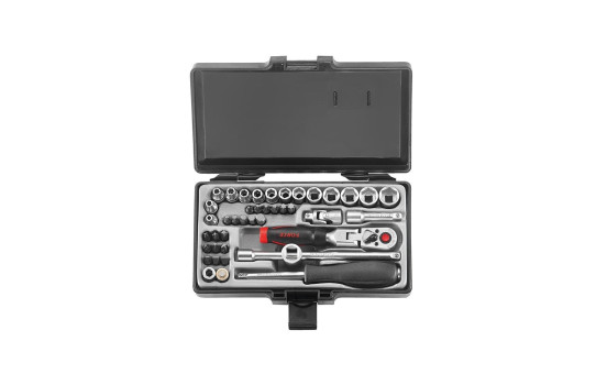 Force Socket Set 1/4" 6-sided 42 pieces