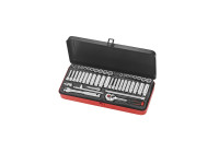 Force Socket Set 1/4" 6-sided 48-piece