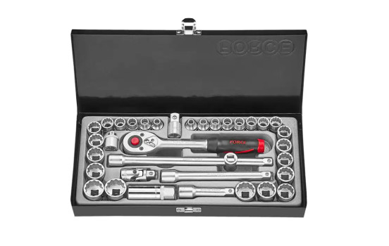 Force Socket Set 3/8" 12-sided 35 pieces