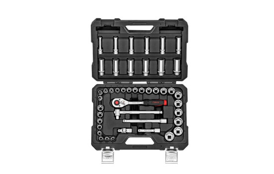 Force Socket Set 3/8" 6-sided & Torx 44-piece