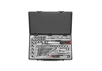 Force Socket Set 3/8" & 1/2" 6-point 59-piece