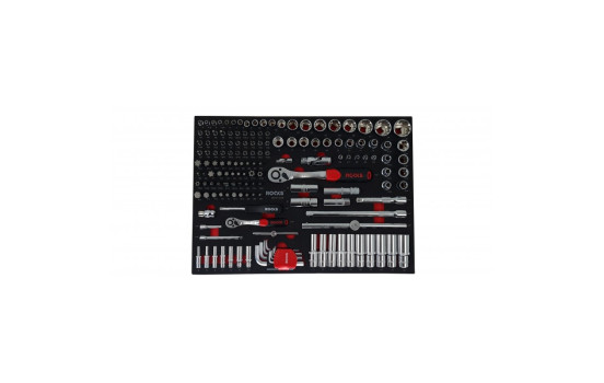 Rooks Ratchet and socket set 1/2" and 1/4" 155-piece, Image 2