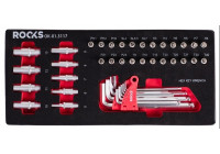 Rooks Socket set Torx & Hex, 42-piece
