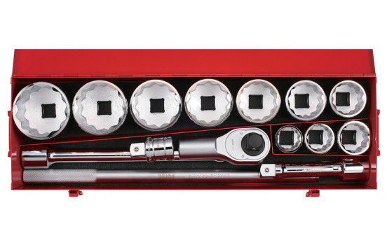 Socket set 1 ", 12-side 15-pcs.