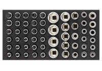 Sonic Bit socket set 1/2", SFS 1/3 56-piece