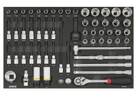 Sonic Socket set 1/2", 61-piece