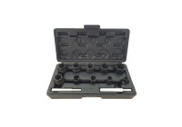 Spiral socket set 1/2", 3/8" 12-piece