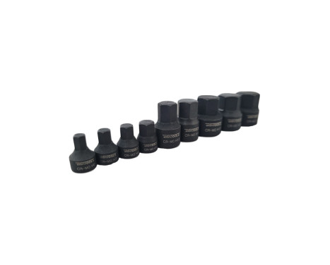 WT-8744 Stubby impact socket set | Allen | 9-piece, Image 4